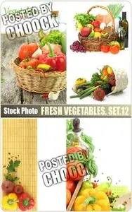 Fresh vegetables. Set.12 - Stock Photo