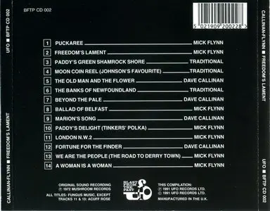 Callinan - Flynn - Freedom's Lament (1972)