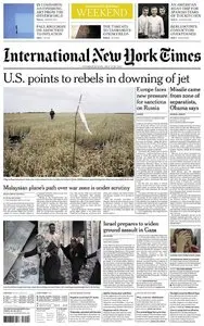 International New York Times - Saturday-Sunday - 19-20 July 2014