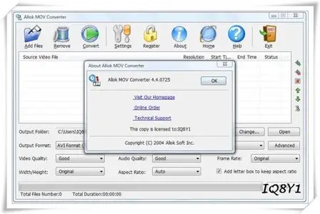 Allok MOV Converter 4.4.0725