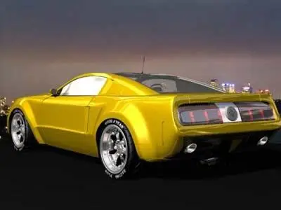 Ford Mustang 3D Model for 3Ds Max