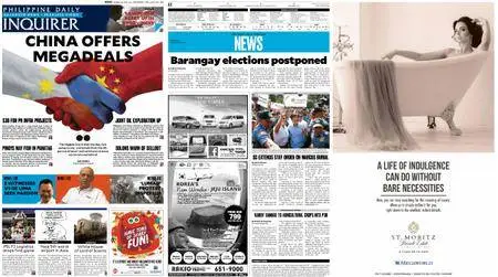 Philippine Daily Inquirer – October 19, 2016