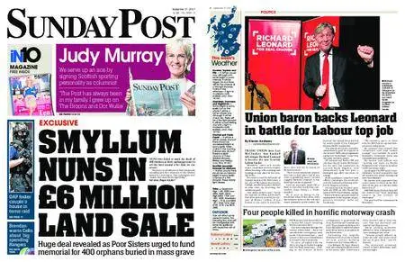 The Sunday Post Scottish Edition – September 17, 2017