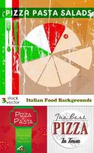 Vectors - Italian Food Backgrounds