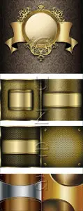 Vector - Vintage gold elements