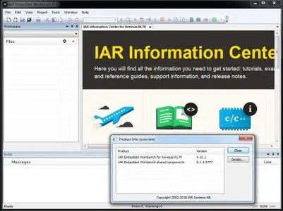 IAR Embedded Workbench for Renesas RL78 version 4.10.1