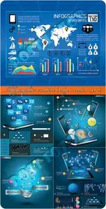 Infographic creative design vector set 64