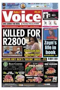 Daily Voice – 24 February 2022