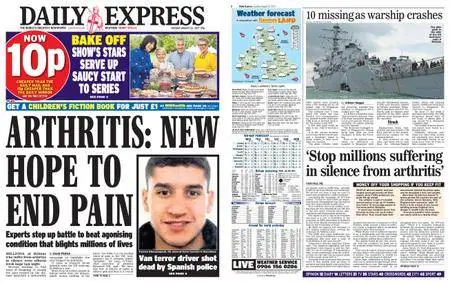 Daily Express – August 22, 2017
