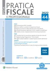 Pratica Fiscale e Professionale N.44 - 21 Novembre 2022