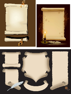 Set of Vector Scrolls