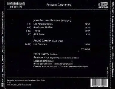 Peter Harvey, Philippa Hyde, London Baroque – Rameau & Campra: French Cantatas (2007)