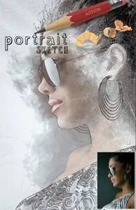 GraphicRiver - Portrait Art Sketch Action