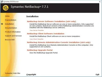 Symantec NetBackup Client & OpsCenter 7.7.2