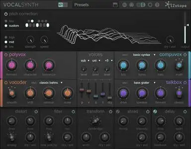 iZotope VocalSynth v1.00 OSX