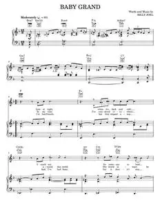 Baby Grand - Billy Joel, Ray Charles (Piano-Vocal-Guitar)