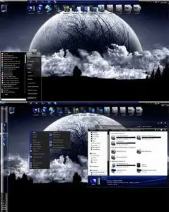 Blue Moon Windows 7 theme