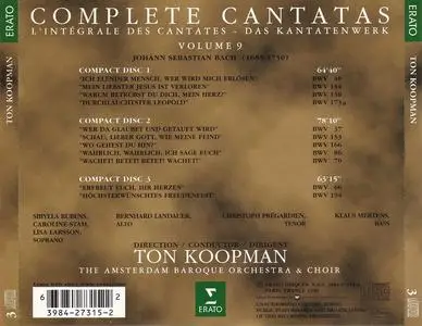 Ton Koopman, Amsterdam Baroque Orchestra & Choir - Johann Sebastian Bach: Complete Cantatas Vol. 9 [3CDs] (1999)