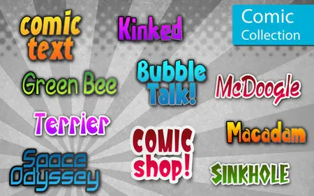 MacFonts-ComicFonts v1.2 Mac OS X