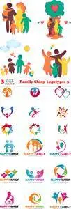 Vectors - Family Shiny Logotypes 3