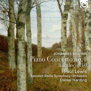 Paul Lewis - Brahms: Piano Concerto No.1 - Ballades Op.10 (2016) [TR24][OF]