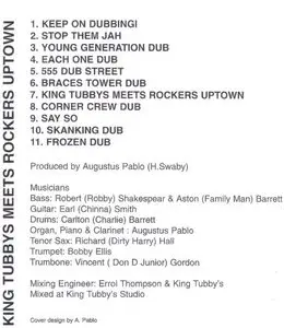 Augustus Pablo - King Tubby Meets Rockers Uptown  1987