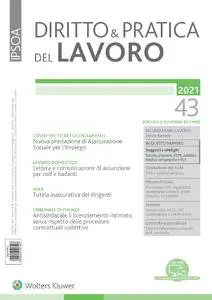 Diritto e Pratica del Lavoro N.43 - 6 Novembre 2021