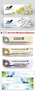 Vectors - Arrows Business Banners