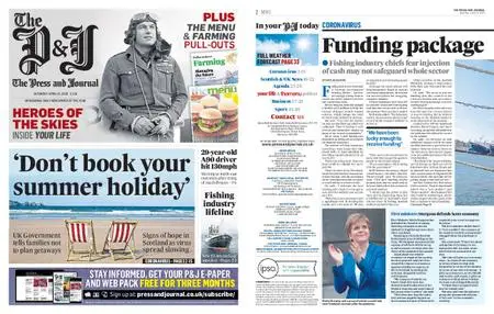 The Press and Journal North East – April 18, 2020