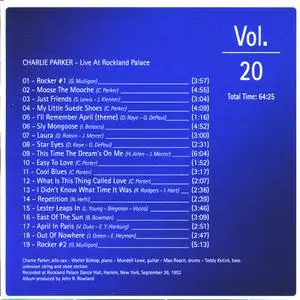 Charlie Parker Records: The Complete Collection, Vol. 20 - Charlie Parker - Live At Rockland Palace (2012 CP Records 233193/20}