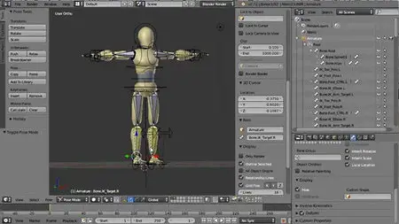 Lynda - Rigging a Humanoid Character with Blender