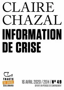 Claire Chazal, "Information de crise"