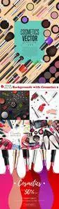 Vectors - Backgrounds with Cosmetics 9