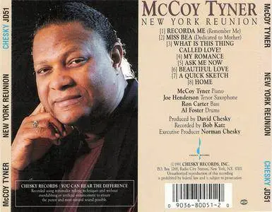 McCoy Tyner - New York Reunion (1991) {Chesky} **[RE-UP]**