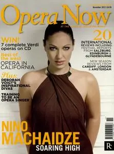 Opera Now - November 2012
