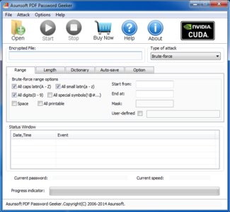 Asunsoft PDF Password Geeker 4.0