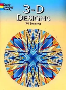 3-D Designs (Dover Design Coloring Books) [Repost]