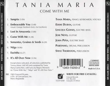 Tania Maria - Come With Me (1983) {Concord}