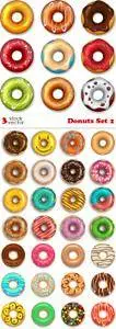 Vectors - Donuts Set 2