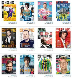 WIRED UK - 2012 Full Year Issues Collection