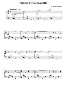Theme from hatari - Henry Mancini (Piano Solo)
