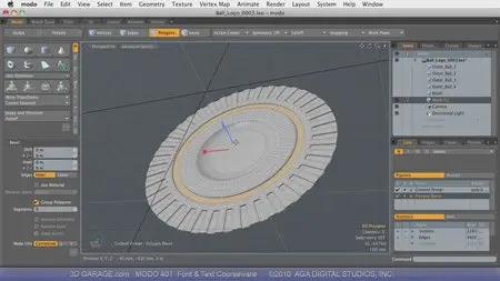 3D GARAGE: MODO 401 Font & Text Courseware