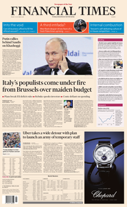 Financial Times Europe – 19 October 2018