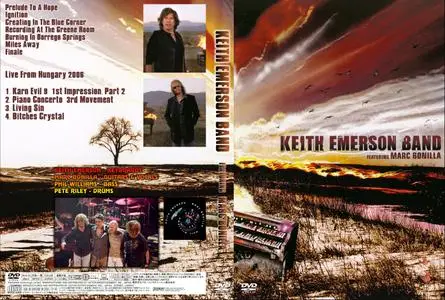 Keith Emerson Band - Keith Emerson Band Featuring Marc Bonilla (2008) [CD & DVD]