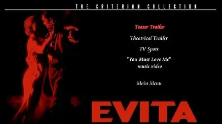 Evita (1996) [Criterion Collection]