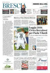 Corriere della Sera Brescia - 25 Marzo 2018
