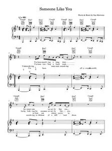 Someone like you - Van Morrison (Piano-Vocal-Guitar (Piano Accompaniment))