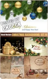 Christmas background. Set.19 - Stock Vector