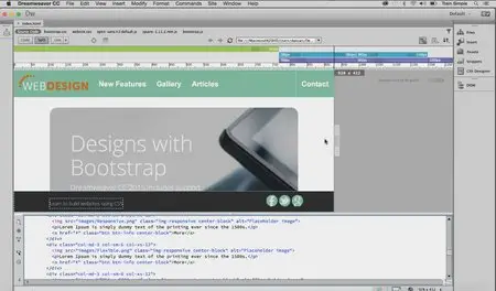 Trainsimple - Dreamweaver CC Responsive Design with Bootstrap