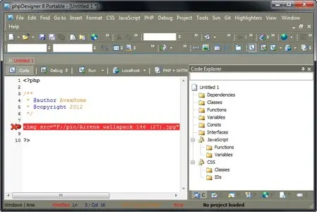 phpDesigner 8.0.0.145 Portable